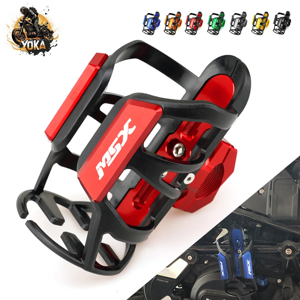 

For Honda Grom Msx125 Msx 125 Water Beverage Bottle Drink Cup Holder Sdand Cage Bracket Parts CNC Motorcycle Accessories