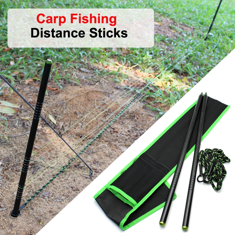 Carp Fishing Tool Distance Sticks Kit with Storage Case Tackle Box Carp Rig All for Carp Fishing Feeder Fishing Accessories