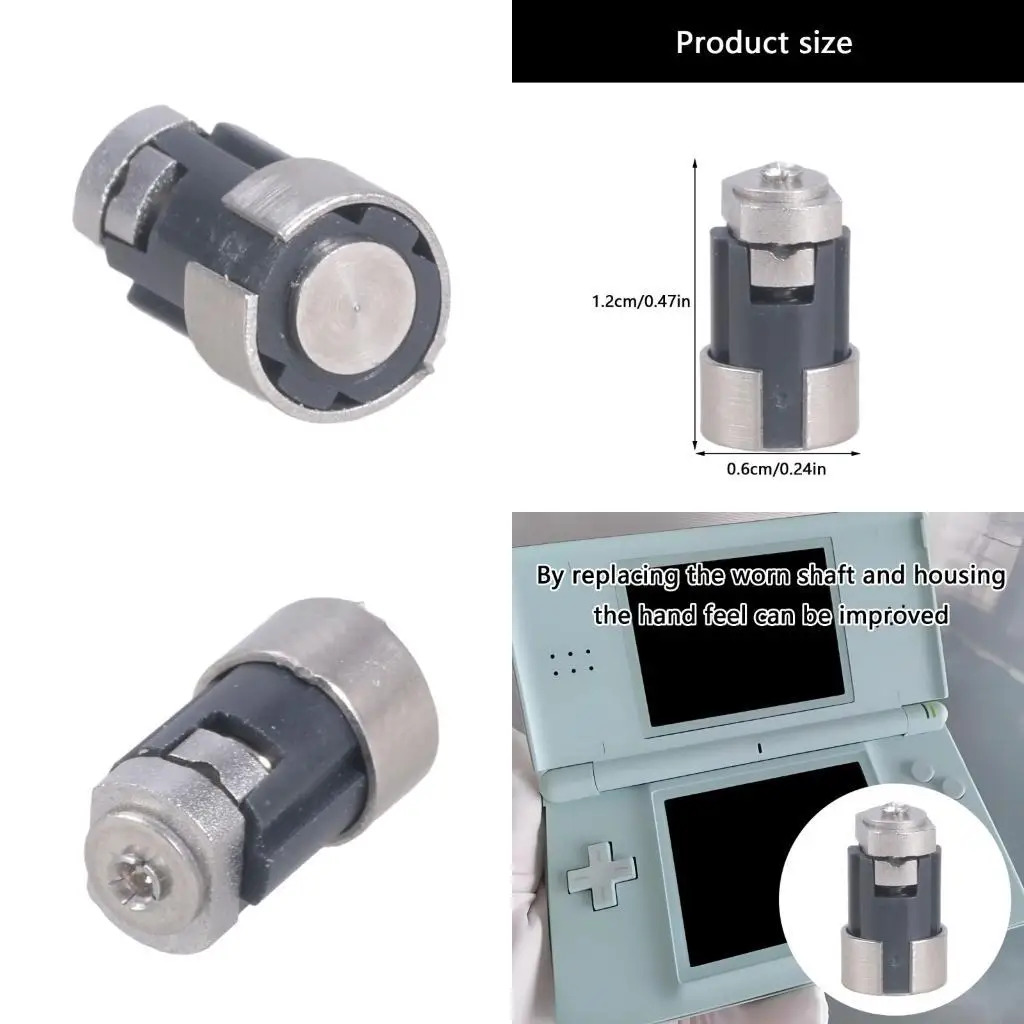 Hinge Axles Shaft with Hoop for Game Console Professional Repair Parts  D2RC