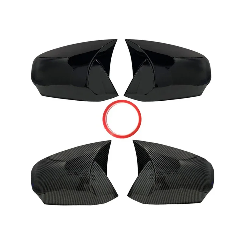 Rearview Side Mirror Trim Cover For Renault Fluance için 2010-2016 Shell Sticker Car Styling Accessories Auto Part Carbon fiber