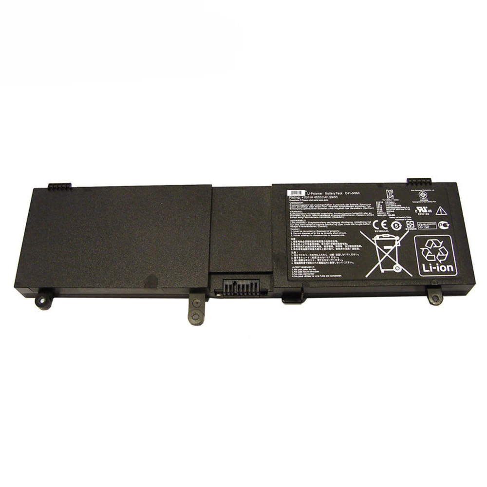 Imagem -03 - Bateria do Portátil C41-n550 15v 59wh para Asus N550 N550j N550ja N550jv-cn041h N550jk Q550l G55006795fj Novo Original