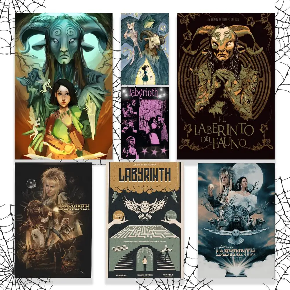 Dark Fantasy Pans Labyrinth Graphic Wall Art Poster HD Waterproof PP Paper Print for Bedroom Living Room Office Decor Gift