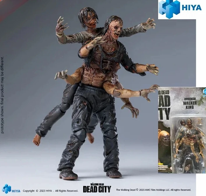 

100% Оригинальная коллекционная фигурка Hiya Exquisite Mini Series, масштаб 1/18, 4 дюйма, Король Зомби, подлинная модель в наличии