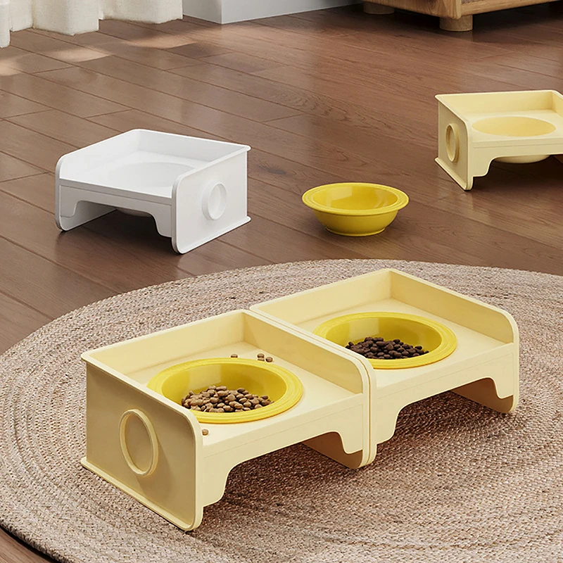 

Cat Bowl Rack Bracket, Pet Feeder, Shelf for Cats, Cat Feeding Bowls, Anti-Tip Dish, Pet Feeder, Accessories