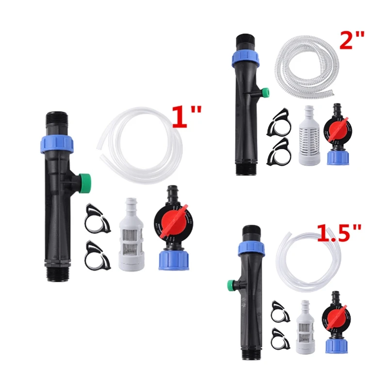 

Male Thread Venturi Fertilization Kit Automatic Fertilizer Injector Drip Sprinkler Fittings Retail