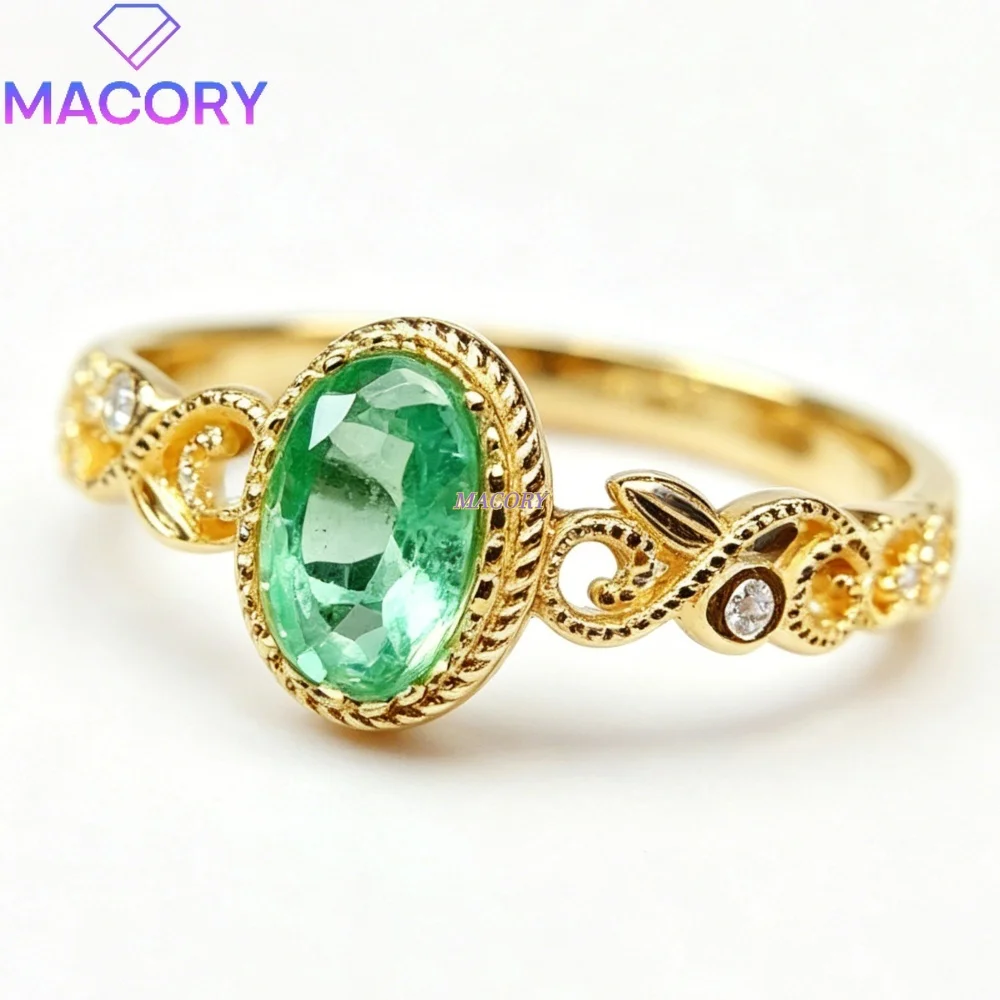 Natural Spinel Ring S925 Sterling Silver Niche Exquisite Ruby and Emerald Various Options Valentine's Day Gift Christmas gift