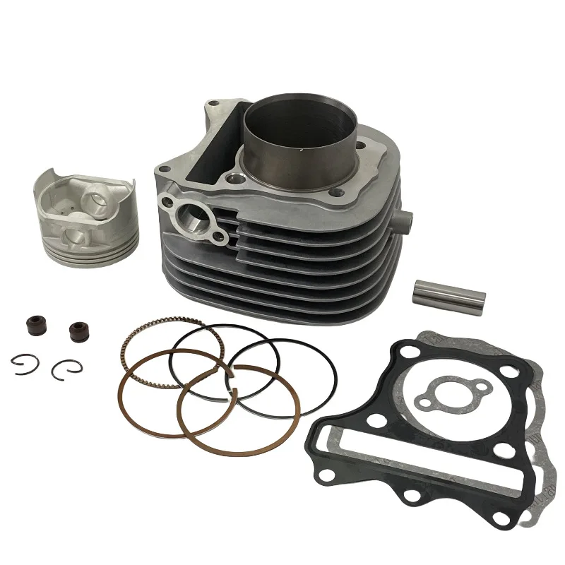 Cylinder Piston Kit 53.5mm For Suzuki UZ125 V125 UM125T Address Licai 125 124cc 14mm Pin