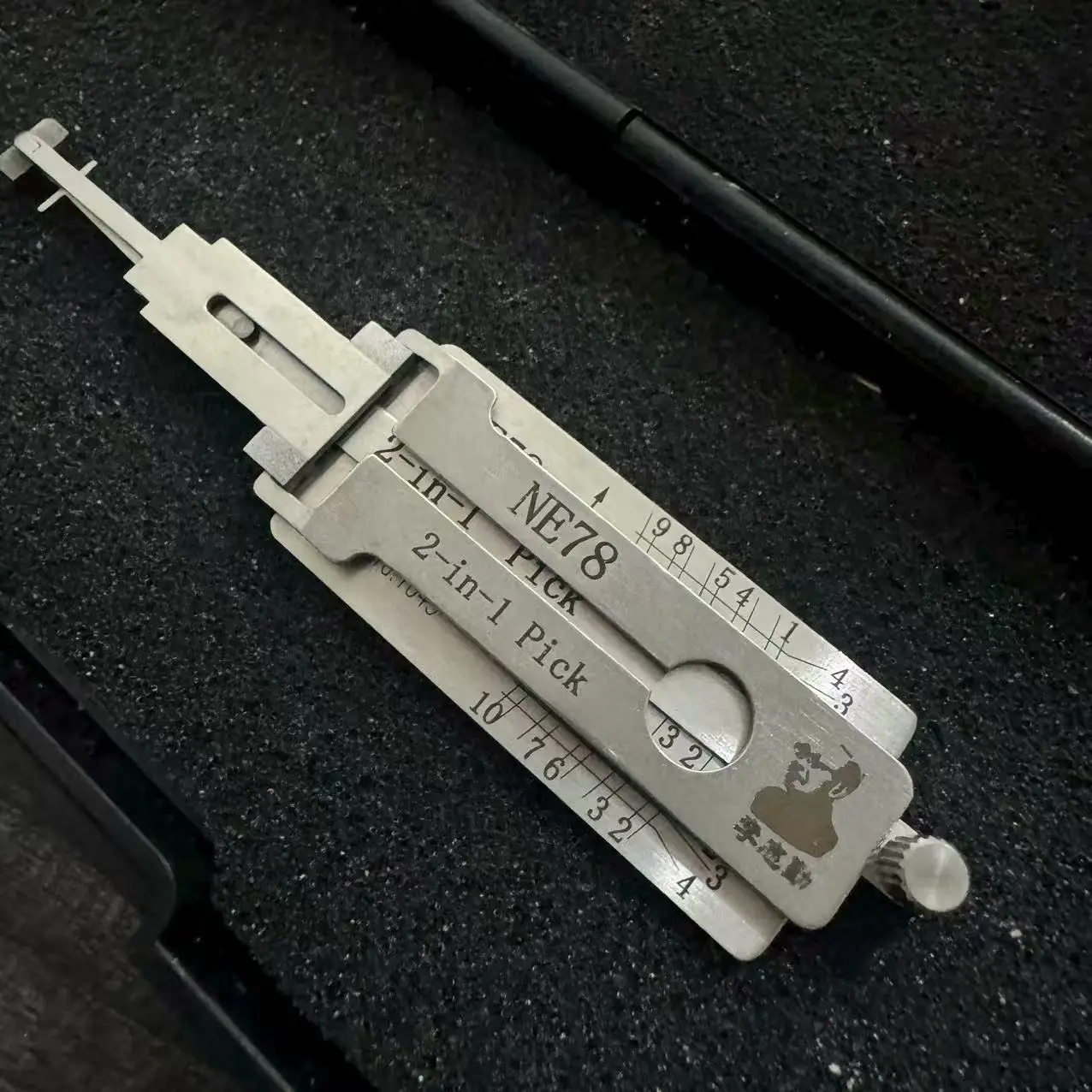 NE78 LISHI 2 في 1 لبيجو 406 فك Lishi اختيار أداة القارئ أداة الأقفال أداة #4