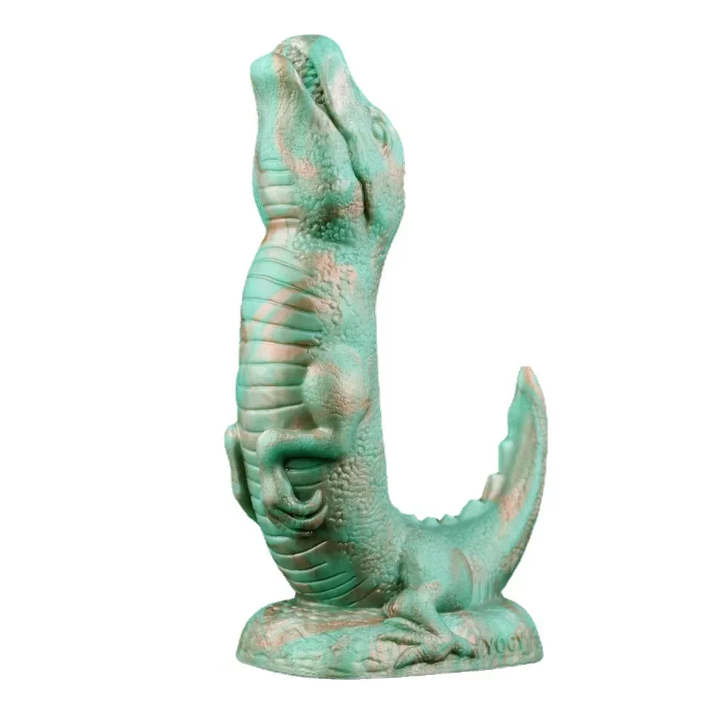 Realistic Dinosaur Dildo Anal Plug Soft Silicone Suction Cup Male Masturbator Penis Adult Sex Toys for Women Man Dick Monster 18