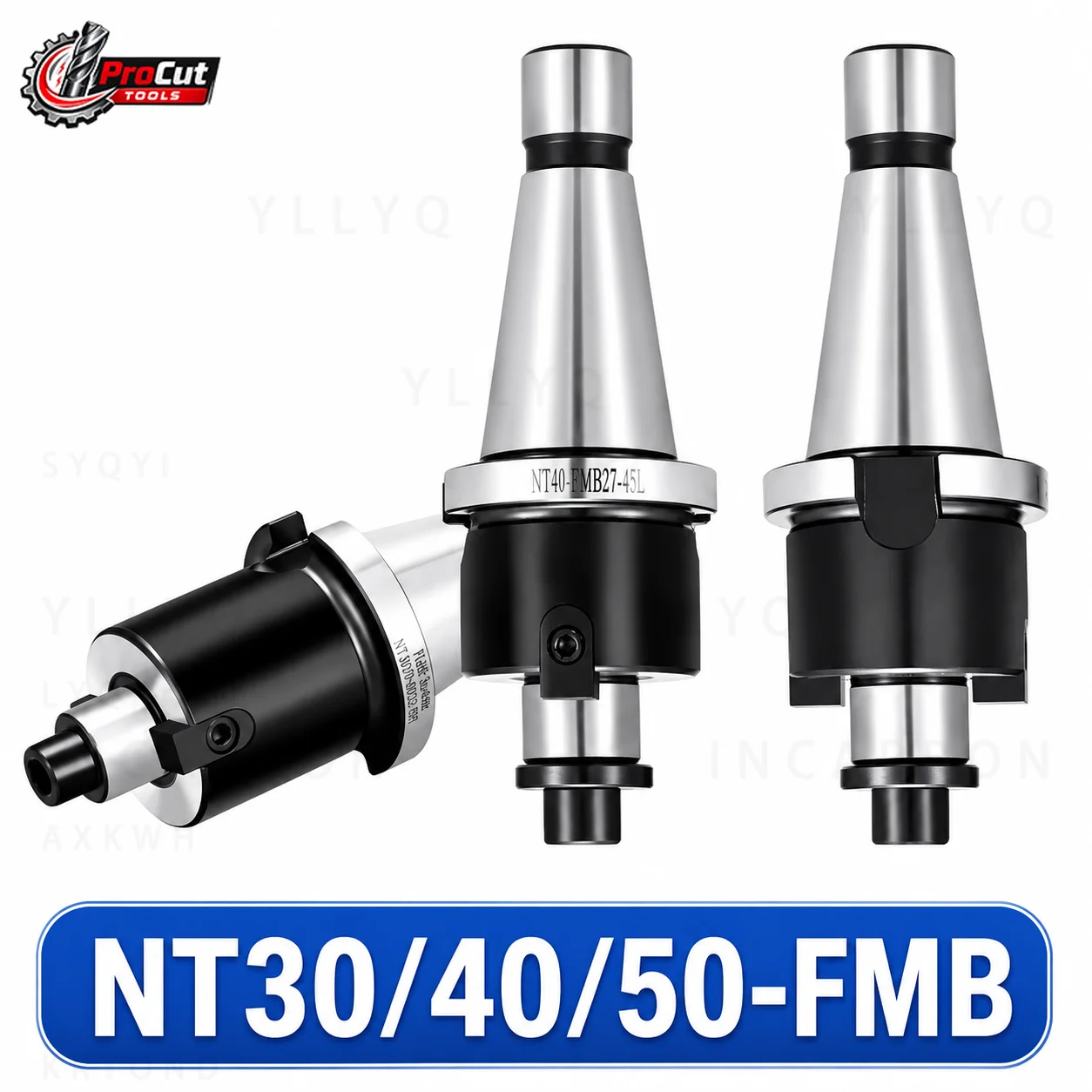 NT30 NT40 NT50 ISO40 FMB Tool Holder, FMB16 FMB22 FMB27 FMB32 FMB40, MFWN900 EMR 300R 400R Face Mill Arbor for CNC Milling