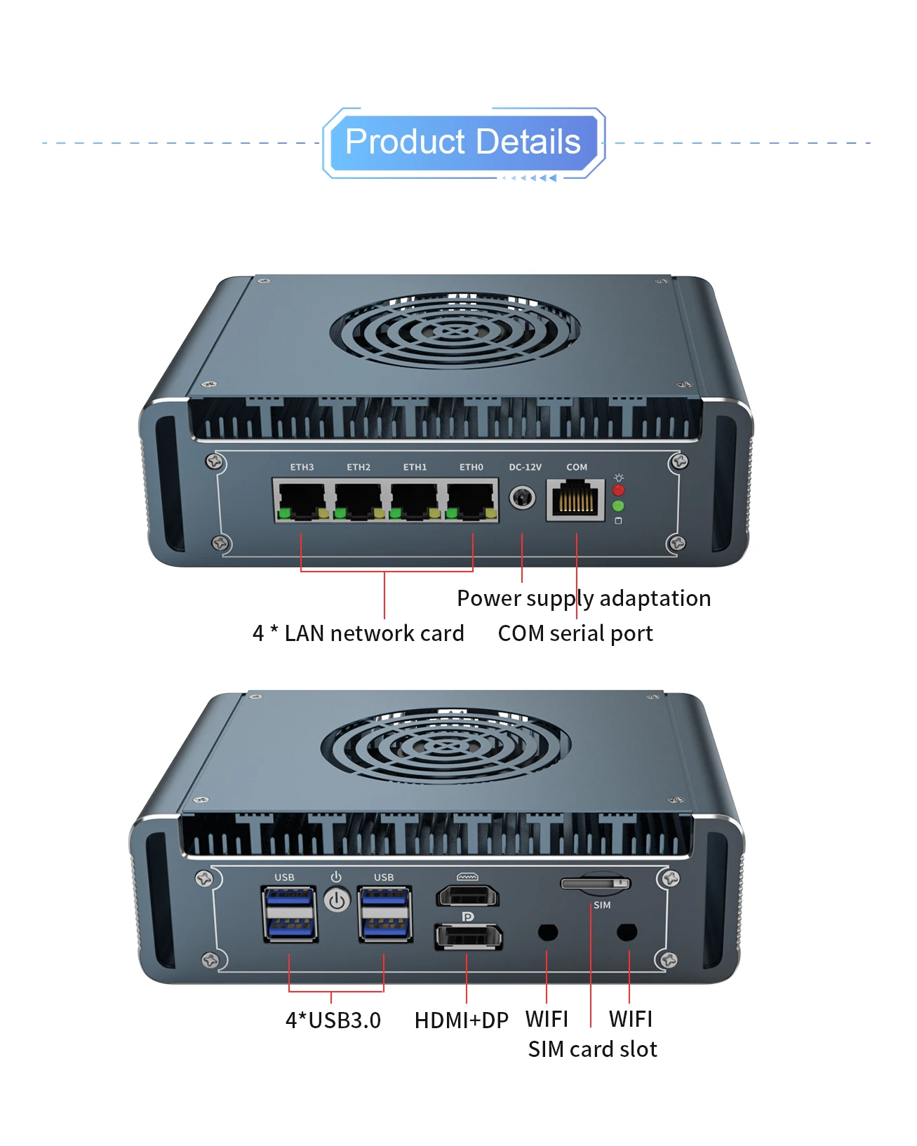 Guanfeng G31F Mini Pc | N5105 DDR4 Support 4k Hd Mini PC High-performance Win10 Fanless