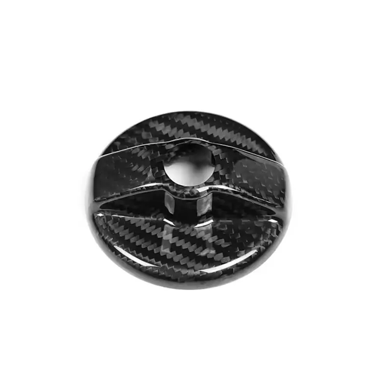 

Highly Recommended Carbon Fiber Inner Fuel Tank Cap Trim Real Hard For Fiat 500 Abarth 595 695 2010-2024 Car Interior