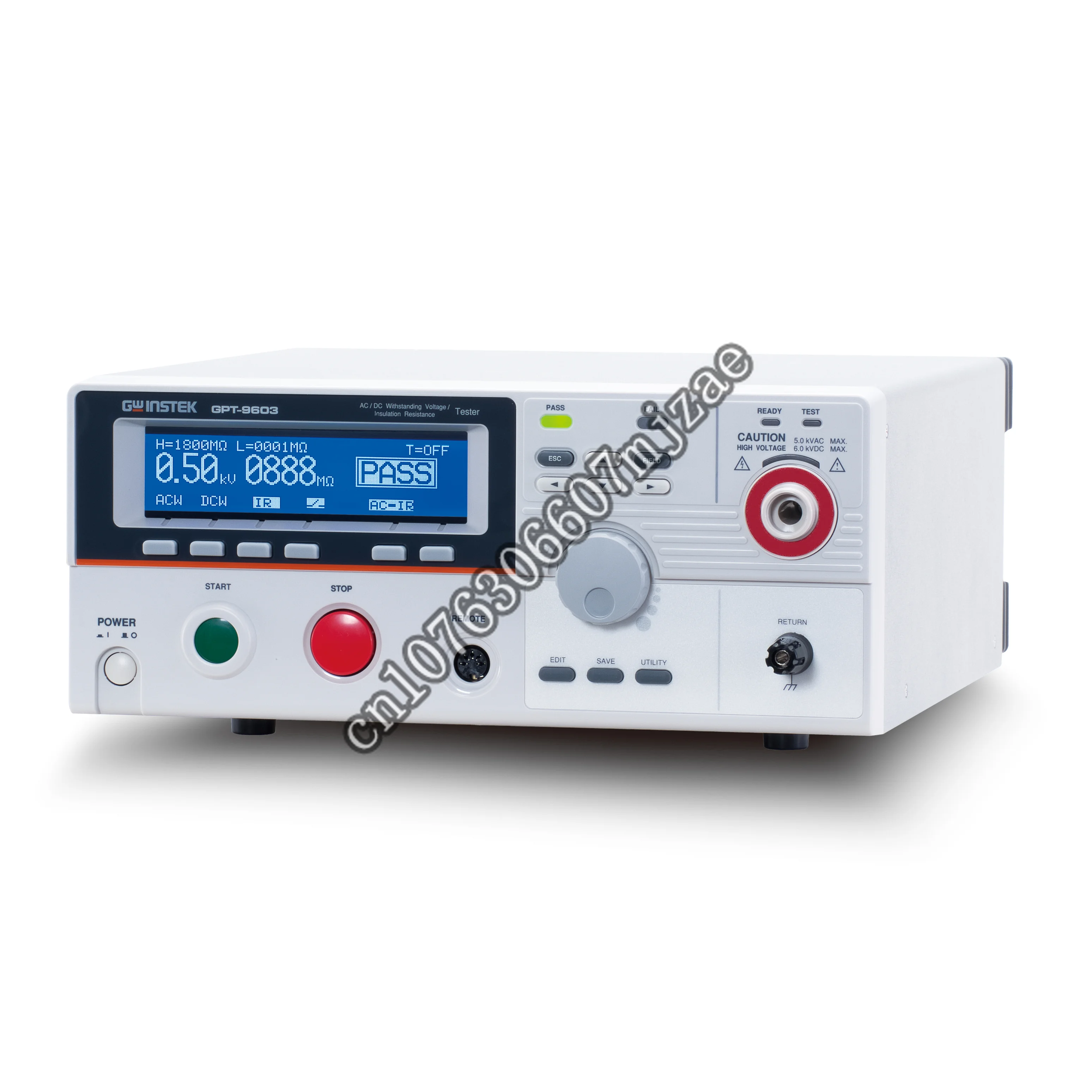 GW INSTEK GPT-9600 Electrical Safety Tester, Hi-Pot Tester