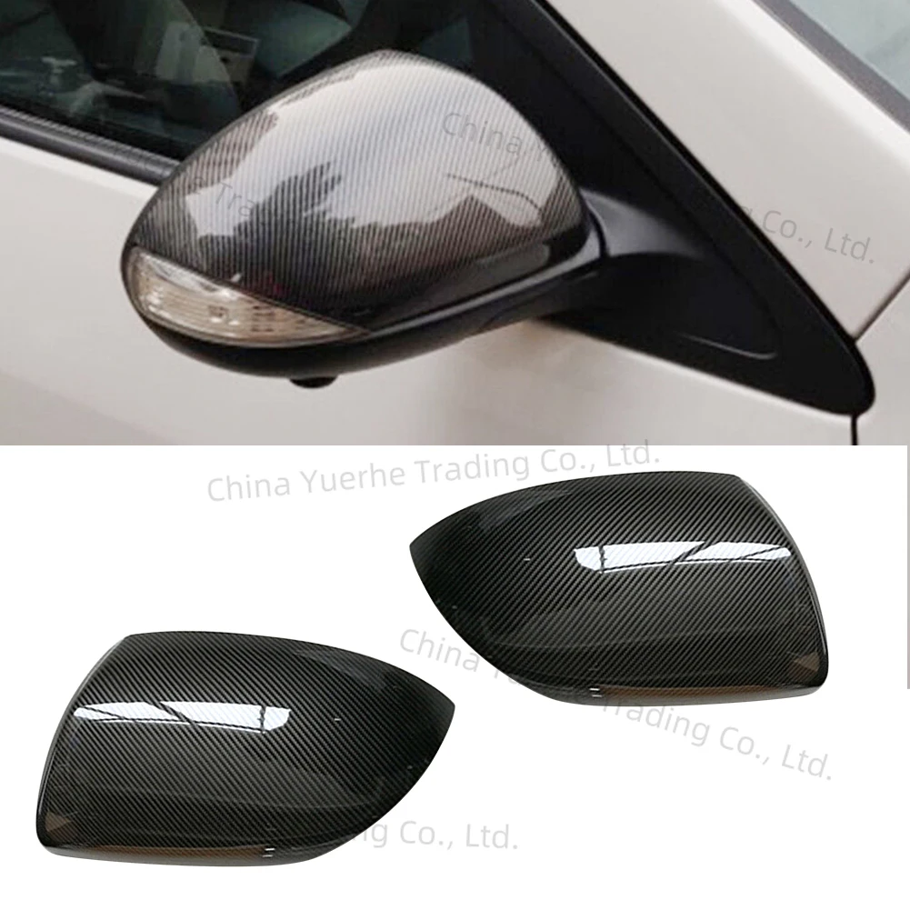 

1 пара крышек бокового зеркала заднего вида, подходит для Mazda 3 6 2 Demio DE 2008 2009 2010 2011 2012, черный стиль из углеродного волокна ABS