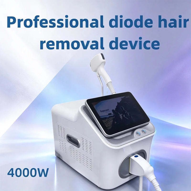 2026 4500W Soprano Diode Ice Titanium Laser Hair Removal Machine with 4 Wavelengths Alexandrite Hair Removal Device
