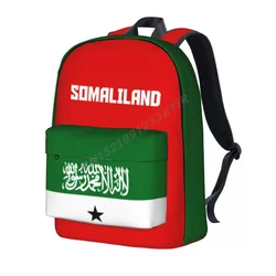 Unisex Backpack Somaliland Flag Stitch Schoolbag Messenger Bag Case Laptop Travel Bag Mochila Gift