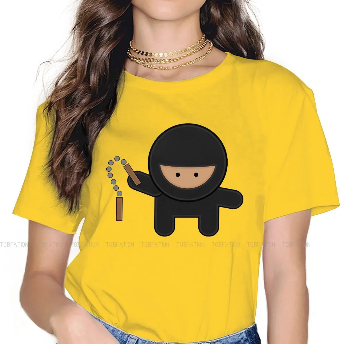 Small Ninja1 C 4XL TShirt for Girl Jackie Chan Adventures American Top Quality Gift Idea  T Shirt Short Sleeve Hot Sale