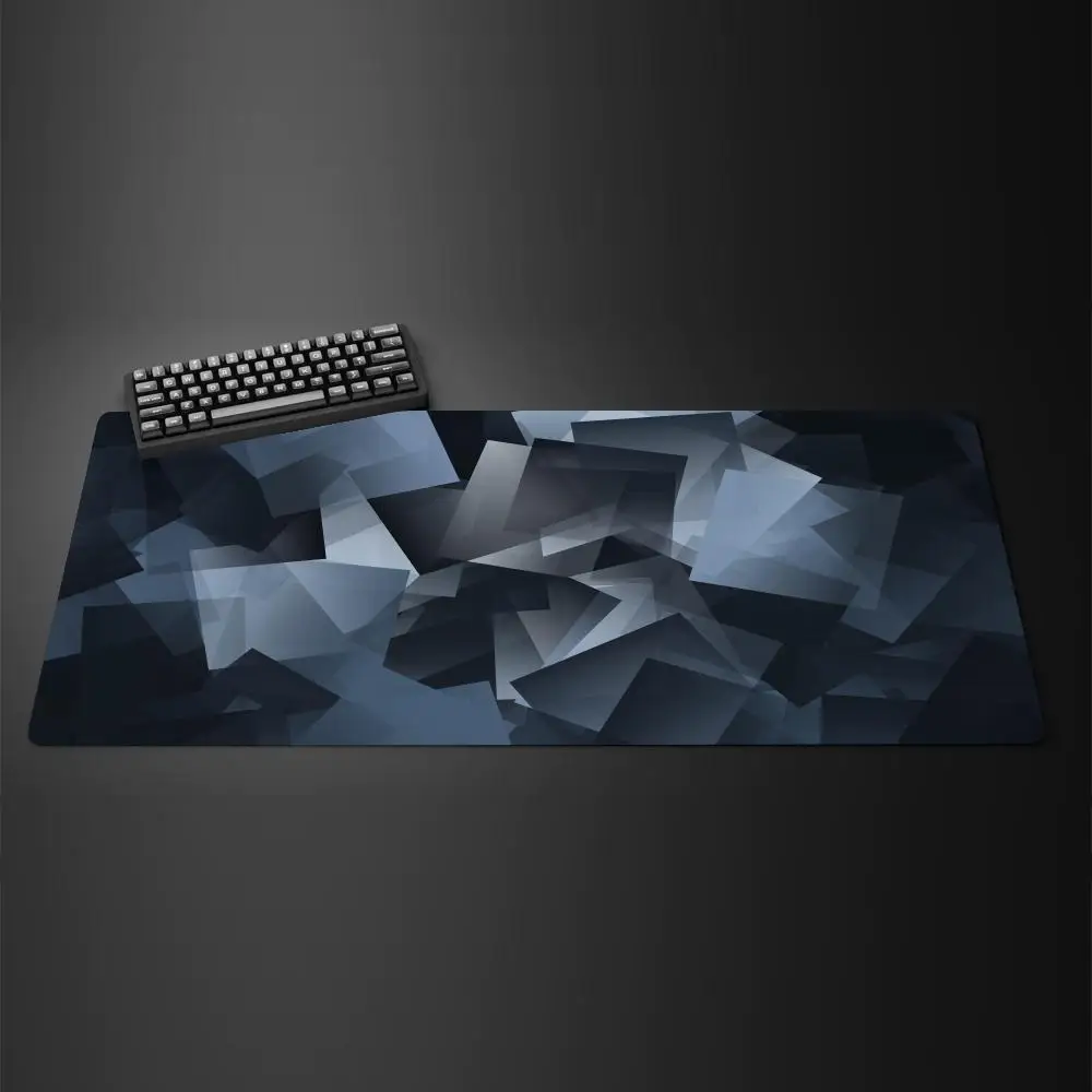 Geometric Pattern Mouse Pad Large Rubber Base Non-slip PC Desk Accessories Mousepad for Office and Gamer Keyboard Mats Decor Mat