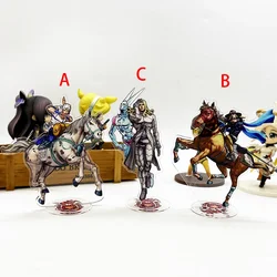 Jo no Kimyou na Bouken 7 SBR Zeppeli Johnny Joestar Funny Valentine acrylic standee figurines desk decoration cake topper