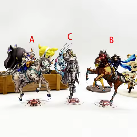 7 SBR Zeppeli Johnny Joestar Funny Valentine acrylic standee figurines desk decoration cake topper
