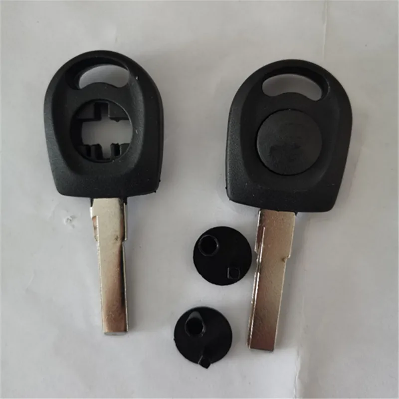 

10 шт. корпус транспондера ключа автомобиля для VW Volkswagen Polo Golf Jetta для SEAT Ibiza Leon, сменный чехол с HU66 KEY BLADE