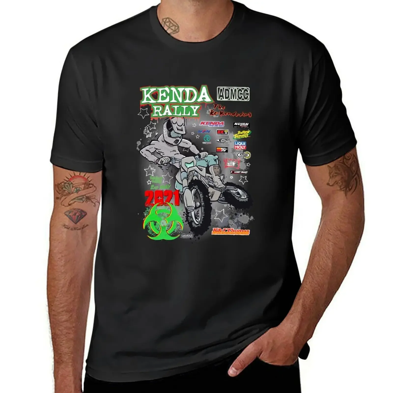 Kenda Rally 2021 T-Shirt Aesthetic clothing graphics workout shirts for men