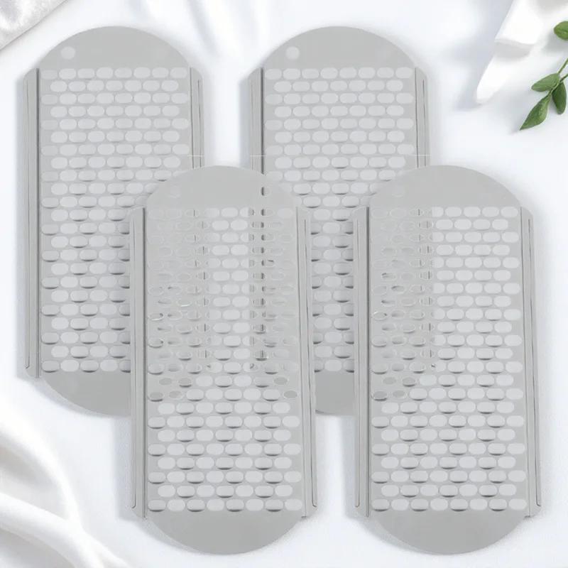 

4pcs Stainless Steel File Dry Cracked Feet Exfoliating Tool Hard Skin Remover Callus Scraper Pedicure Rasp Handheld Foot Grater