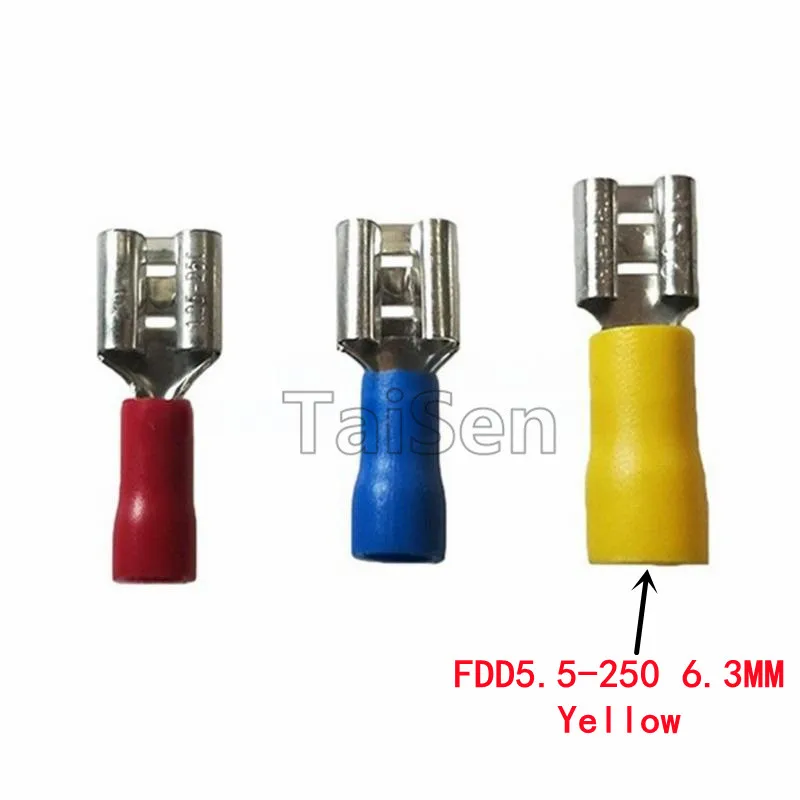 5 قطعة 2.8/4.8/6.3 مللي متر معزول المجرف محطات الإناث FDD1-110 187 250 FDD2 محطات تجعيد محطات العقص الإناث