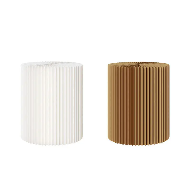 Live stream cylindrical display stand circular desktop display product shooting display stand folding paper creative