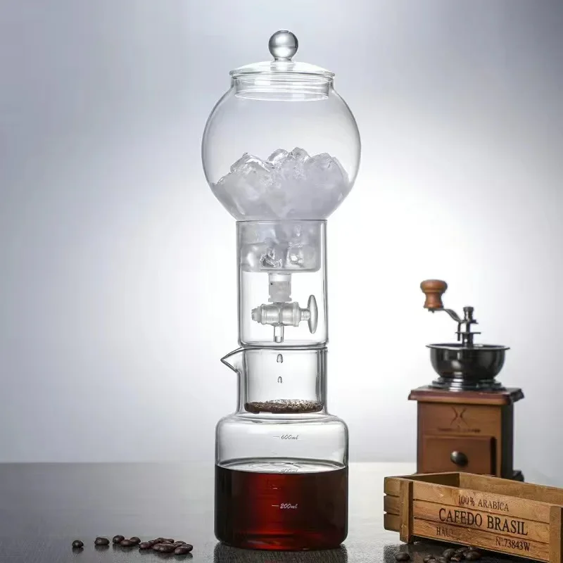 Ice drop coffee pot tea drip extraction pot