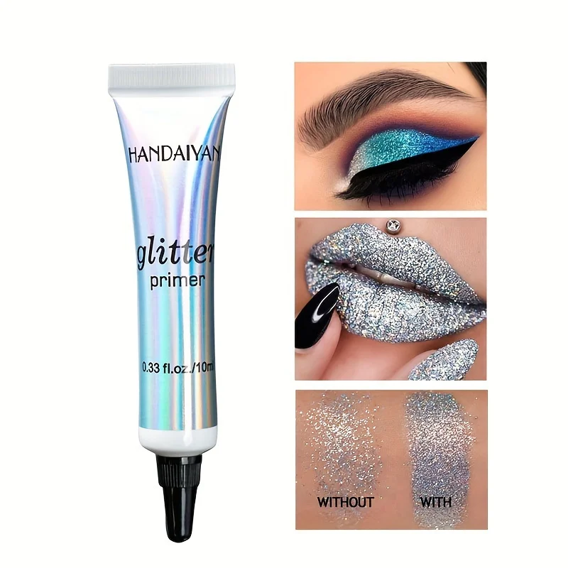 Multifunctional Glitter Primer สําหรับริมฝีปากตา Face Shimmering Eye Shadow Base Long Lasting Sparkle แต่งหน้า