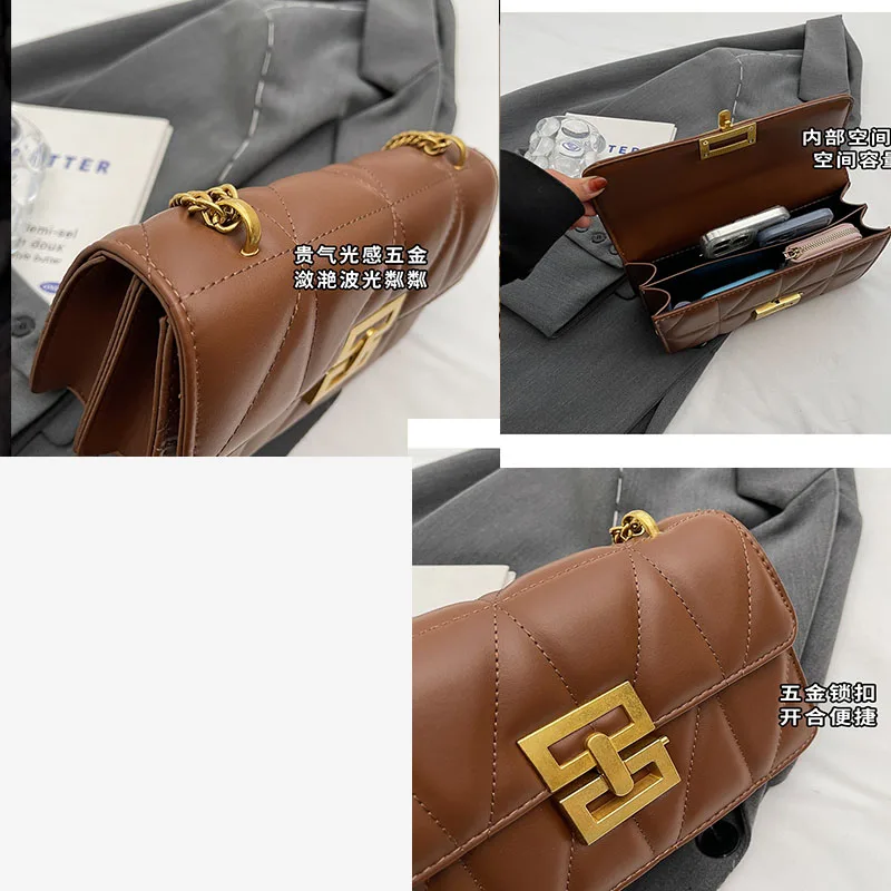 New women bag handbag for women 2026  leather Women's Fashion Large capacity casual handbag single shoulder crossbody bag - Image 6