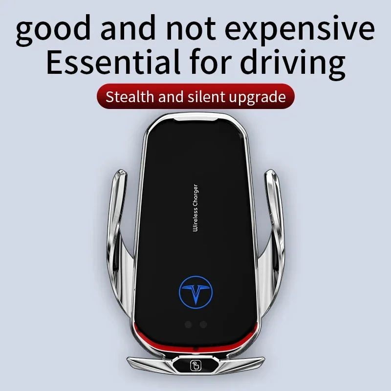 Car Wireless Charger Magnetic Automatic Car Mount Phone Holder Universal For Most Phones Infrared Induction Fast Charging