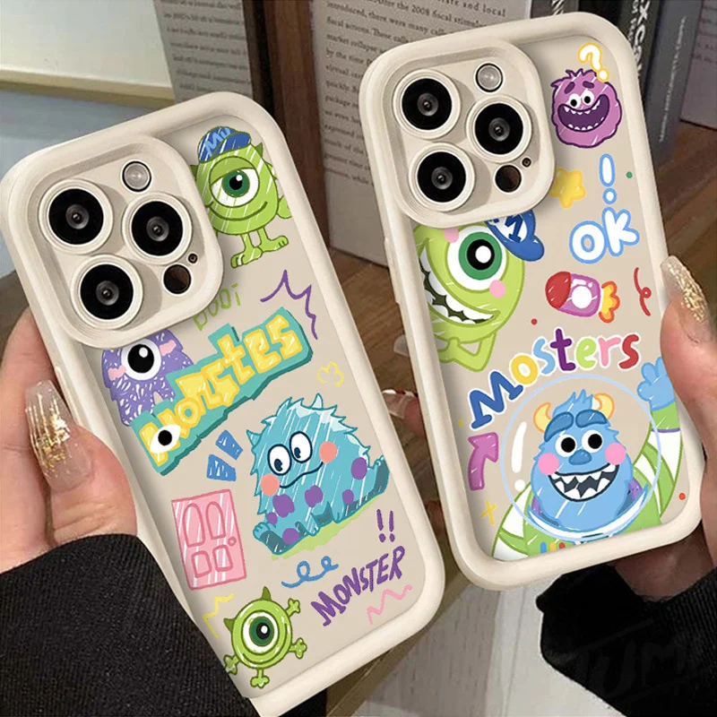 Disney Monsters University Phone Case for Xiaomi Mi 13T 12T 11T 13 12 11 Lite 5G NE POCO X6 X5 X4 GT X3 NFC F3 F4 F5 F6 M6 Pro