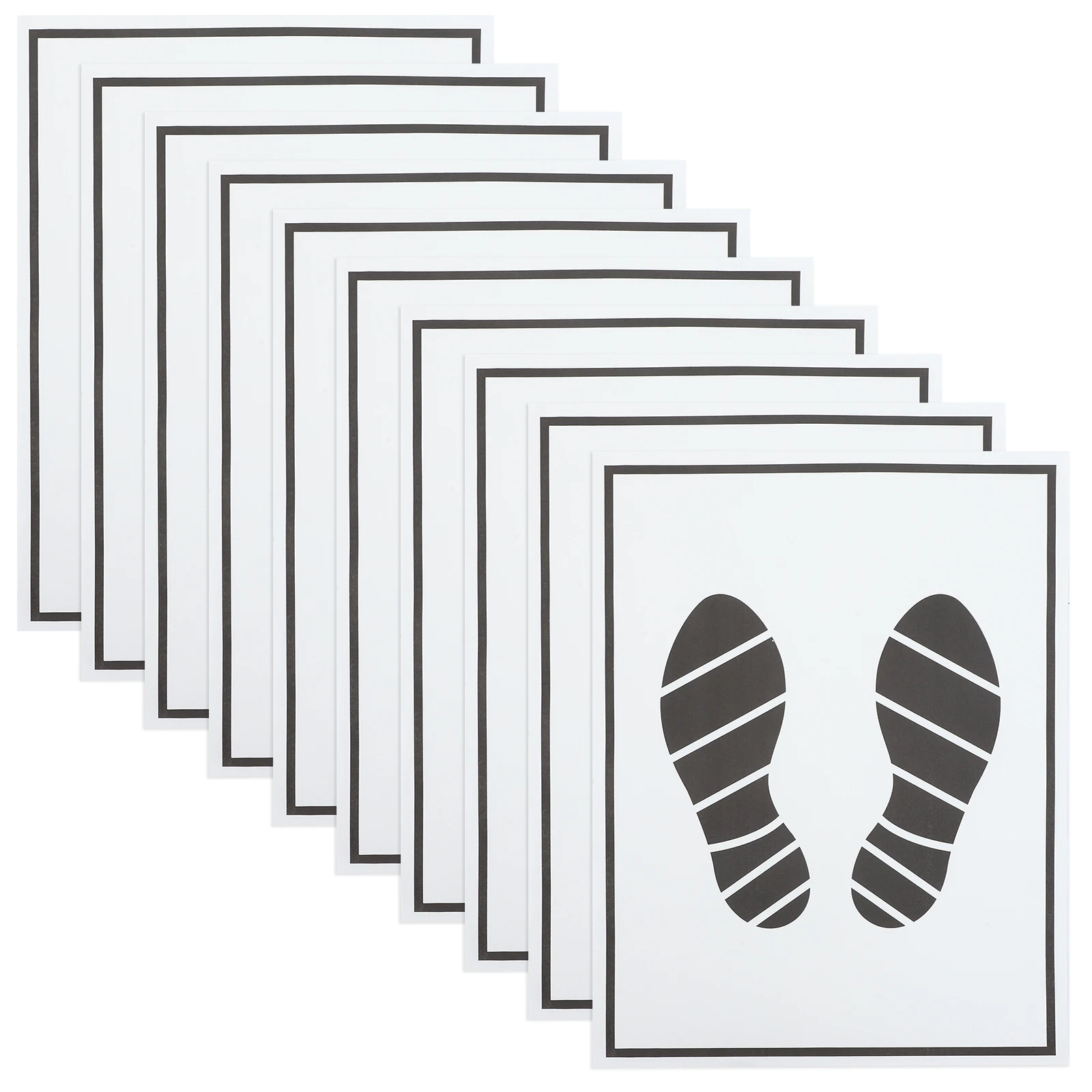 

100 Pcs Paper Floor Large Quantity Universal Car Disposable Foot Mats Vehicle Protection Rugs Simple Practical Storage Portable