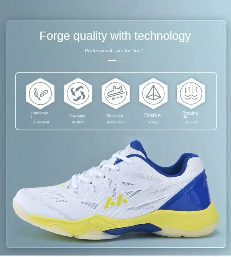 Description Picture 5 of itemBadminton Shoes for Men Tennis Sneaker Training Volleyball Tennis Female Non-slip Handball High Quality Comfortable Unisex