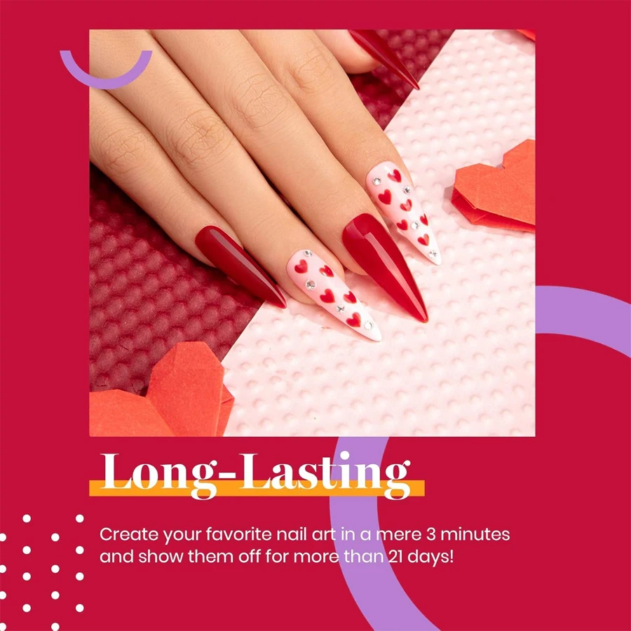 QAZIXU 6個入り 10ml レッドシリーズ ジェルネイルポリッシュ グリッターレッド ウィンターネイルアート マニキュア セミパーマネント ソークオフ UVジェル サロン・自宅用