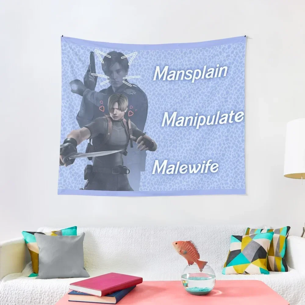 

Mansplain, Manipulate, Malewife Leon (Leopard) Tapestry Anime Decor Decoration Room Home Decoration Accessories Tapestry