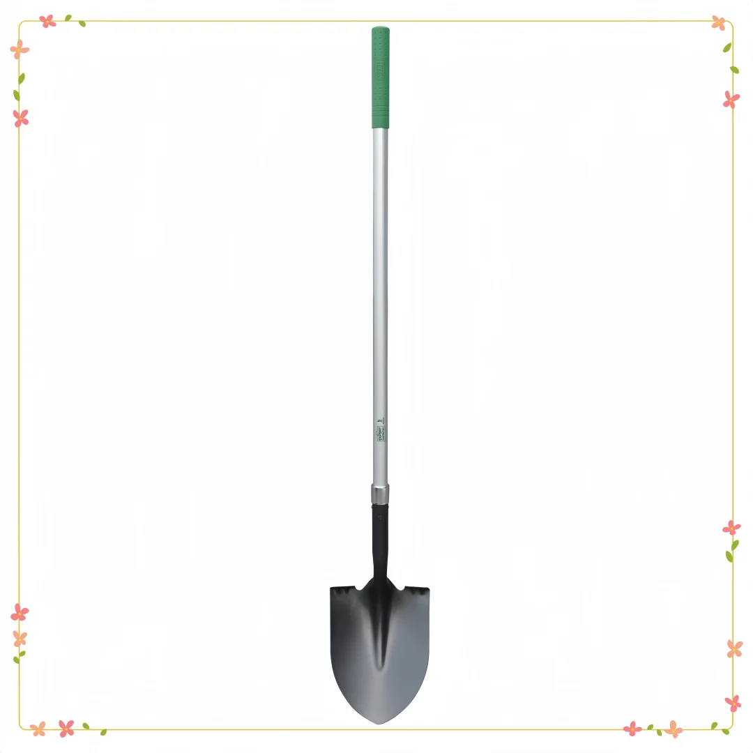 مجرفة بمقبض طويل مقاومة للعوامل الجوية مع ياقة معززة - مثالية للمزارعين/ مهام حفر الحديقة
