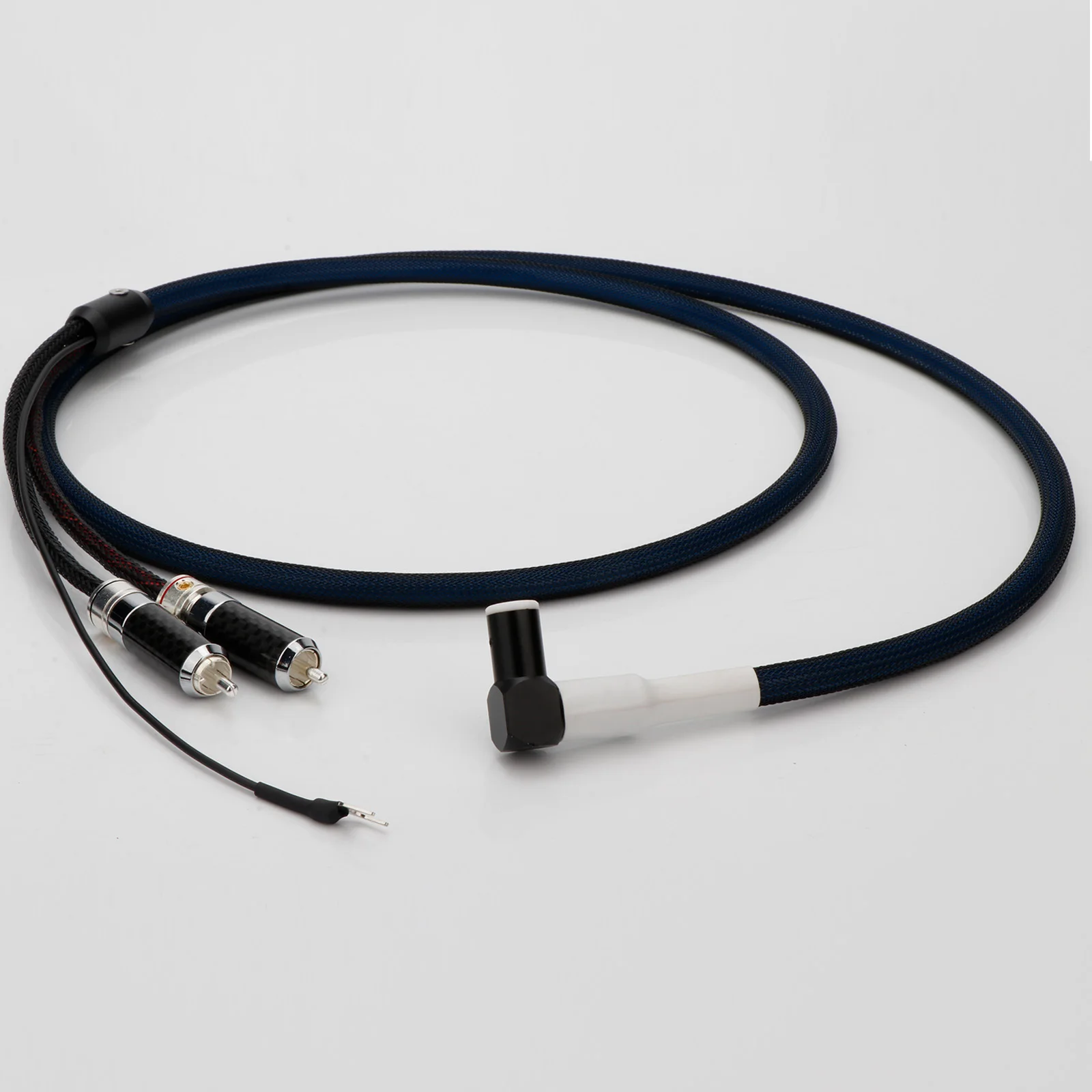 HiFi Audio 5PIN RCA Arm Audio Phono Тонарм-кабель 90 градусов штекер с заземляющим проводом OCC посеребренный с экраном 5-контактный DIN-линия