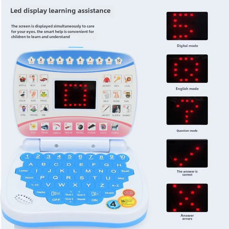 Lernmaschine, Laptop-Computer, Kind, elektronisch, Vorschule, Sprache, Bildung, Spielzeug, Geschenk, Kleinkind, Kind, Entwicklung kognitiver Fähigkeiten