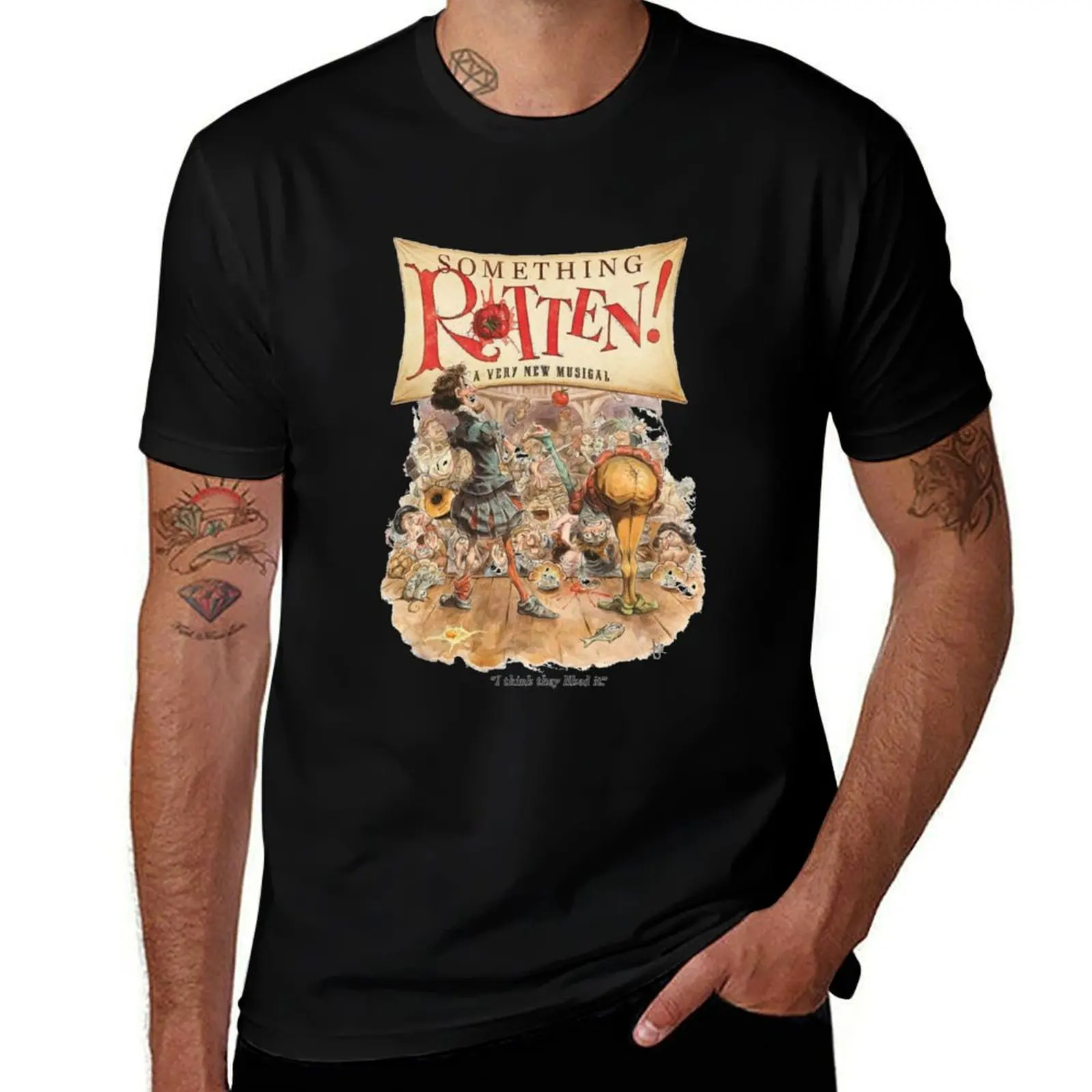 Something Rotten musical T-Shirt Soft Casual Short Sleeve Cotton Tee