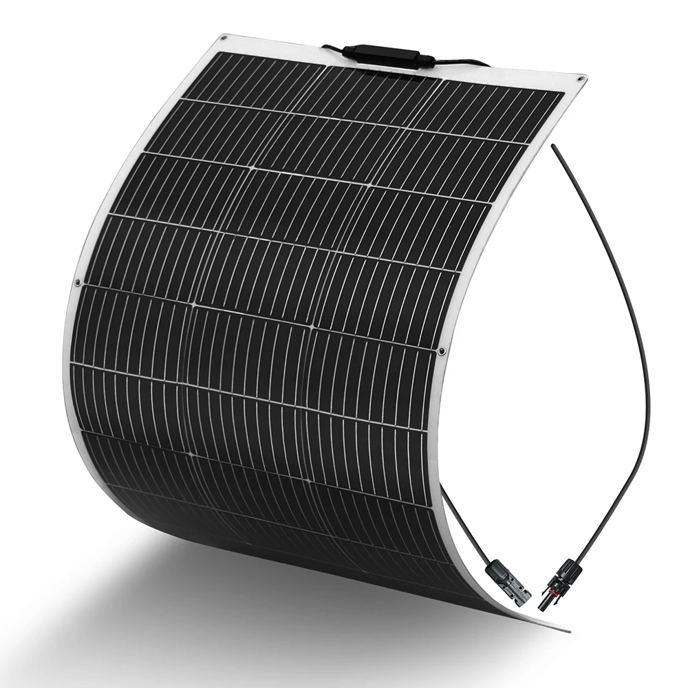 WUZECK 200W 12V Solar Panel Kit, 2 x 100W 12V Flexible Monocrystalline Solar Modules, 20A Controller for Motorhomes, Boats,