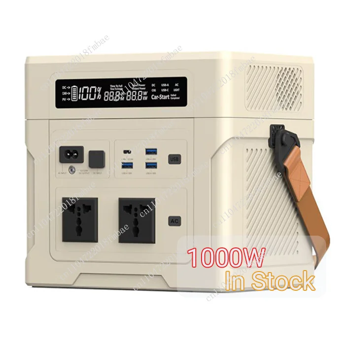1000W 902.4Wh Rechargeable Power Station Portable Generator Solar Panel Solar Steam Generator Portable Power Station
