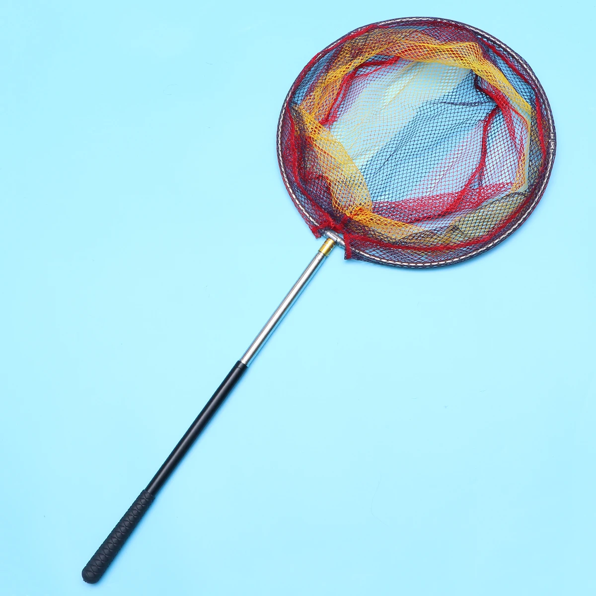 

Telescopic Net Lever Easy to Clean Fishing Spoon-Net Mini Man Woman Colorful Mesh Pole