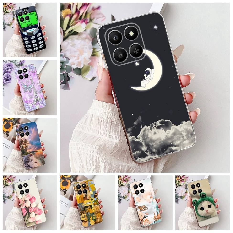 5G Voor Honor 400 Smart Case LGN-NX1 Leuke Cartoon Luxe Cool Geschilderd Mode Vlinder Telefoon Case Voor Honor 400 Smart back Cover