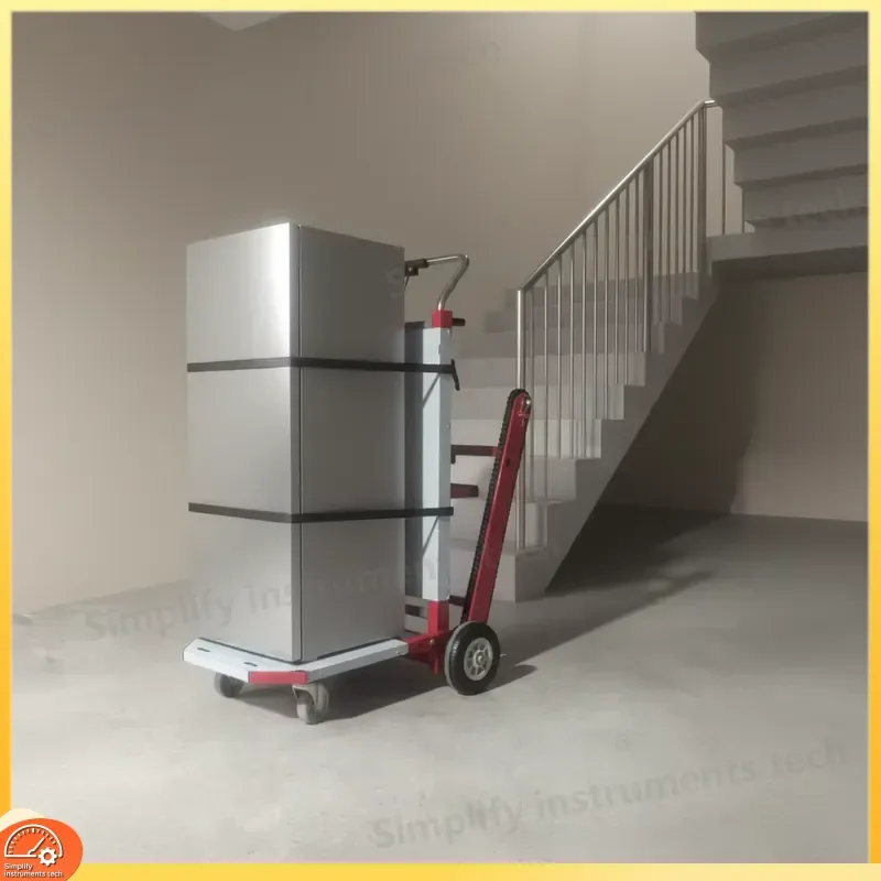Stair Climbing Hand Truck Foldable Automatic Up Down Stairs Mover Dolly Cart for Moving Heavy Cargo Platform
