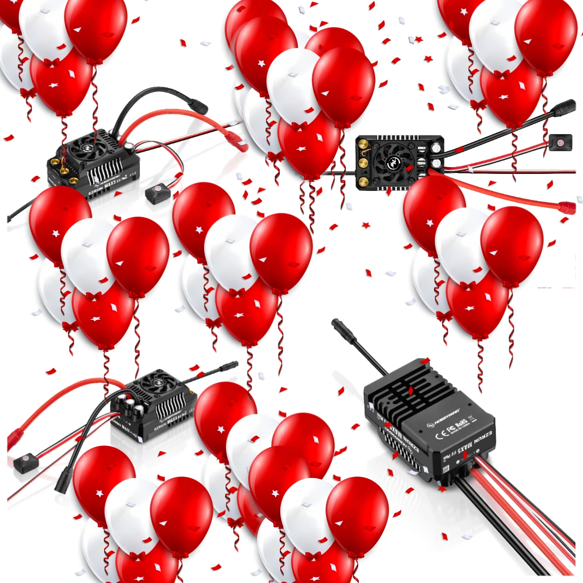 

Hobbywing Ezrun Max5 HV Plus G2 ESC / Ezrun5690SL 2400KV /56118SL 160KV G2 Motor Combo