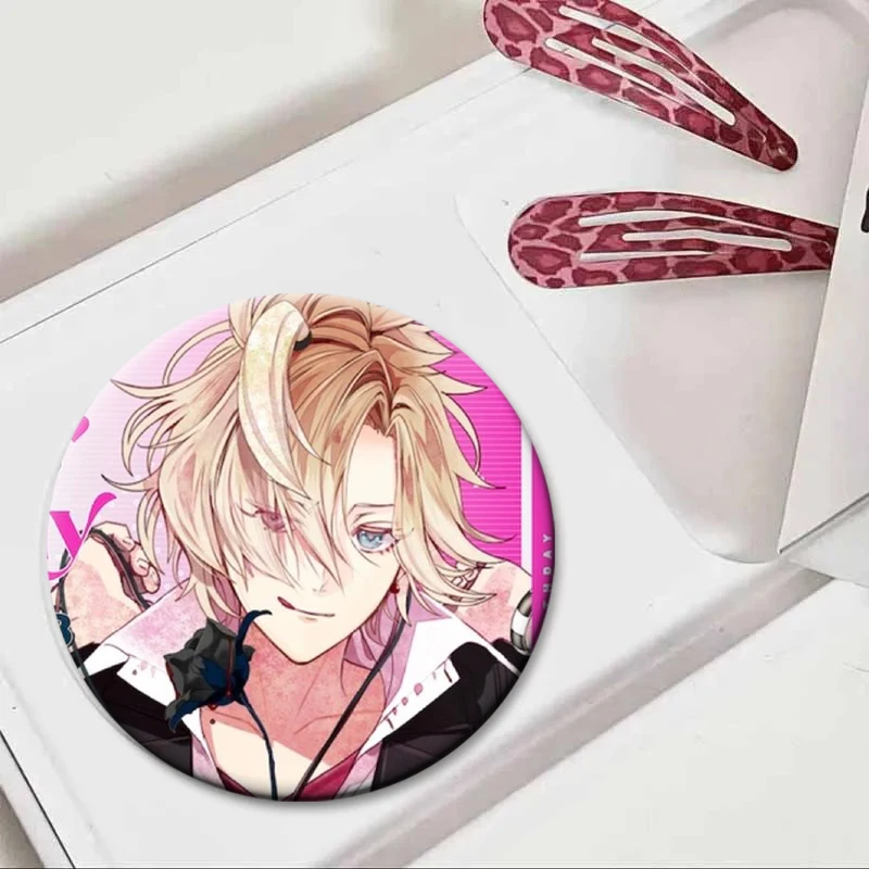 Cartoons DIABOLIK LOVERS Peripheral Enamel Pins Creative Brooches Round Badge for Bag Clothes Decor Jewelry Accessories Gifts