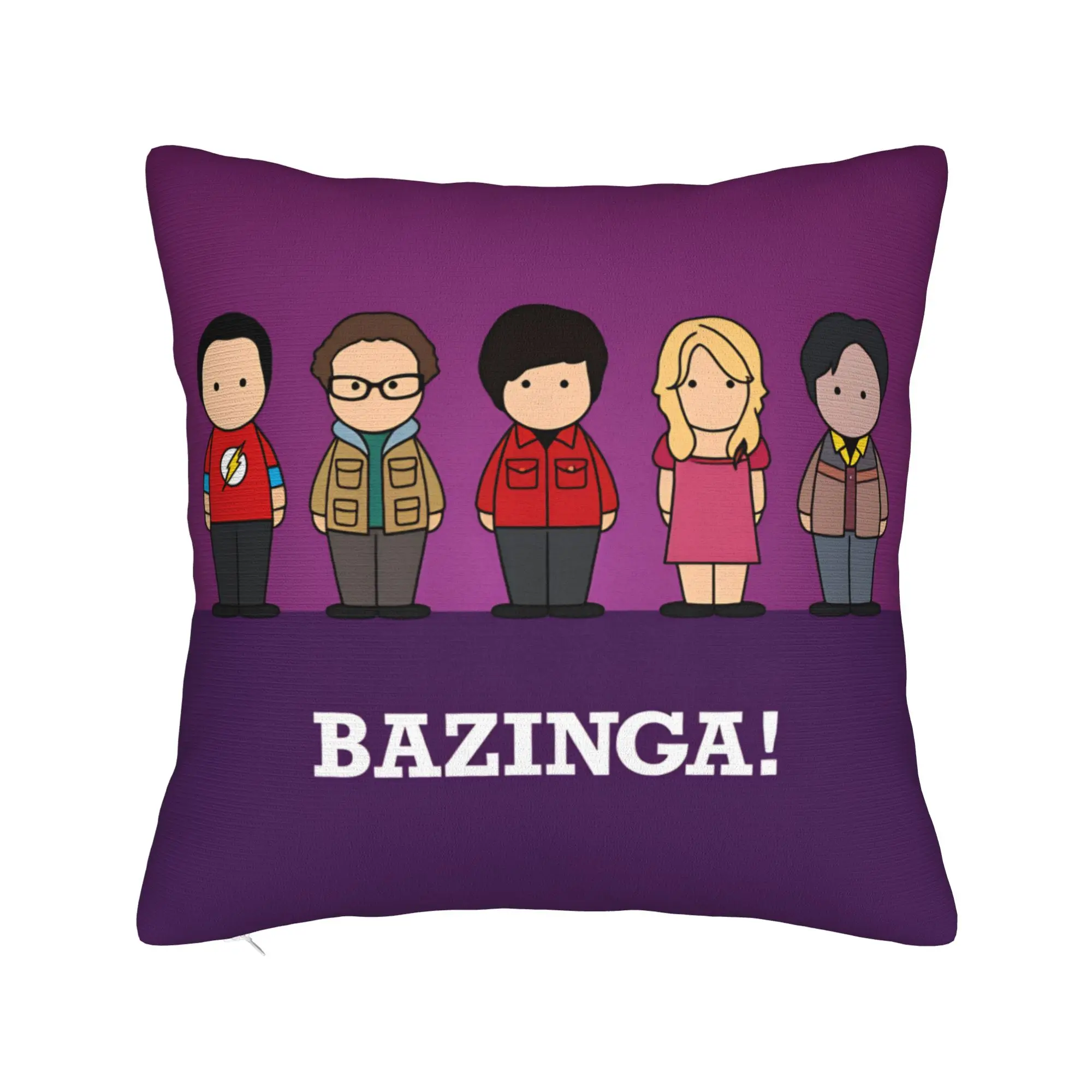 Funny TV The Big Bang Theory Pillow Case  Fashion Pillow Cover Graphic Pillowcases For Couch Sofa Bedroom